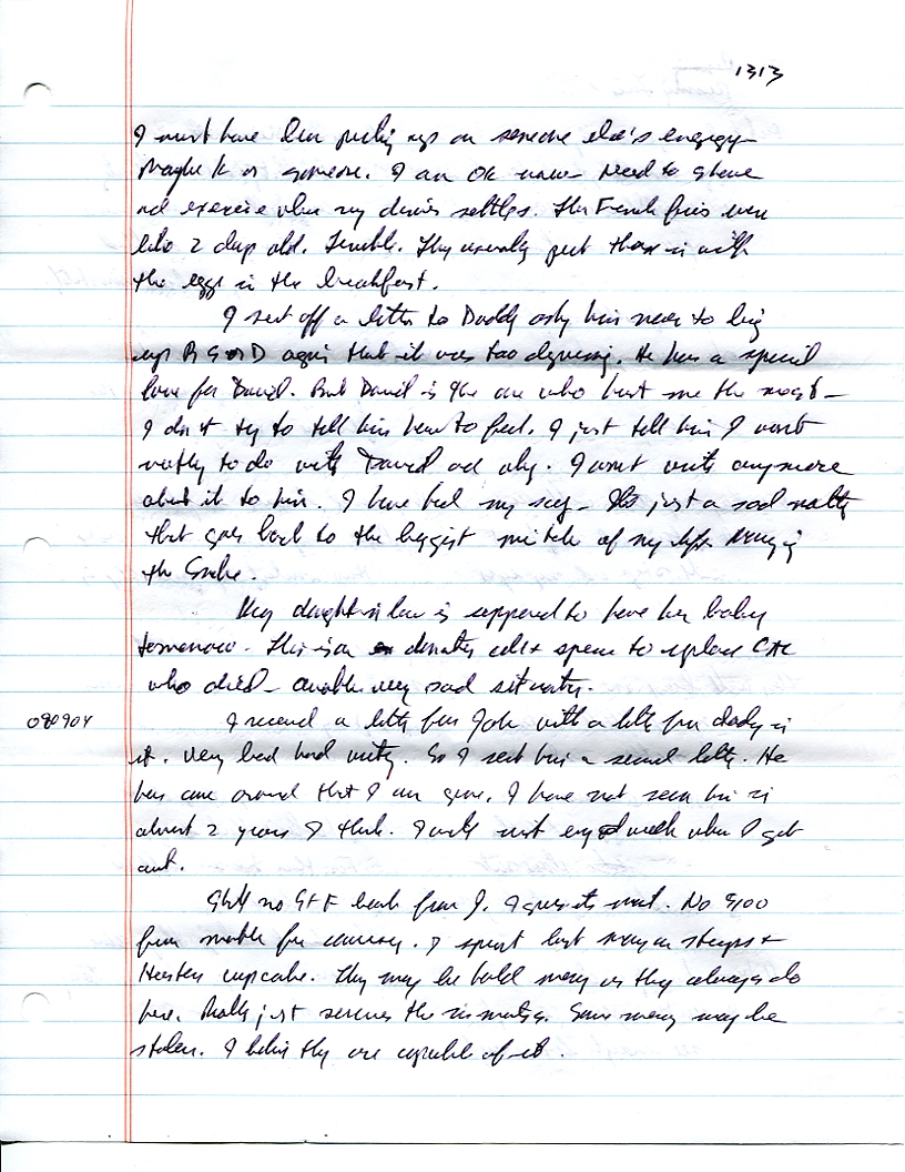 Dr John WorldPeace 2008 Prison Journal